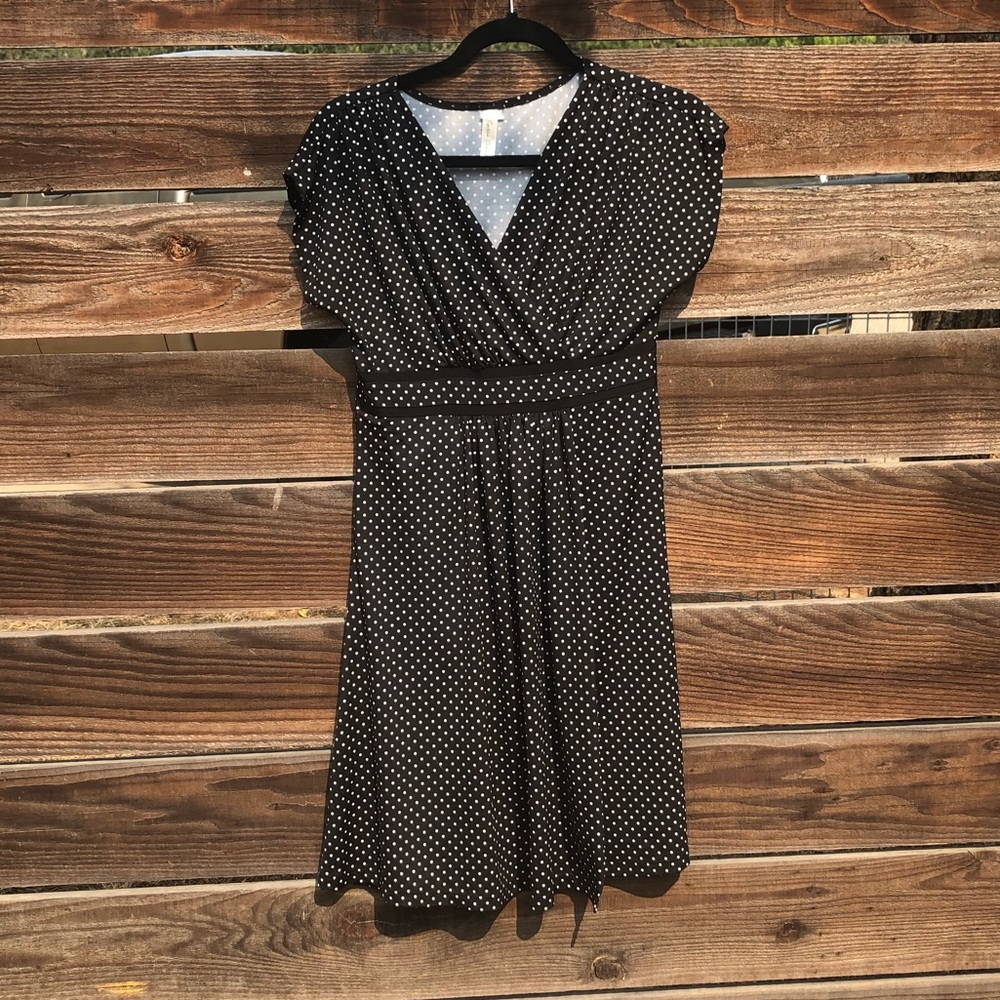 ***SOLD***Polkadot Navy dress